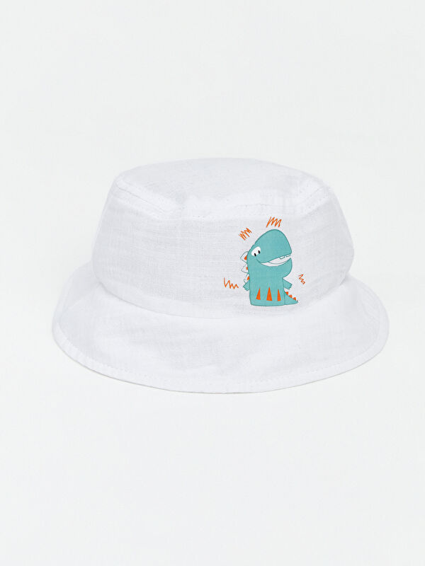 LCW ACCESSORIES Dinozor Baskılı Erkek Bebek Bucket Şapka