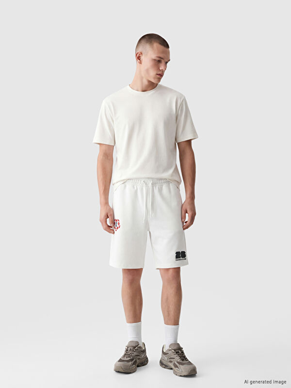 XSIDE Regular Fit FIFA 2026 Baskılı Erkek Şort