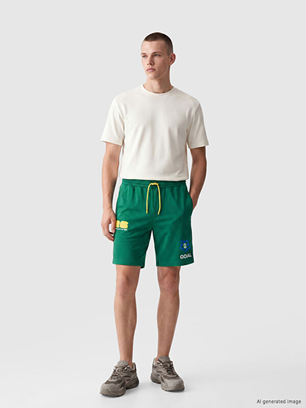 XSIDE Regular Fit FIFA 2026 Baskılı Erkek Şort