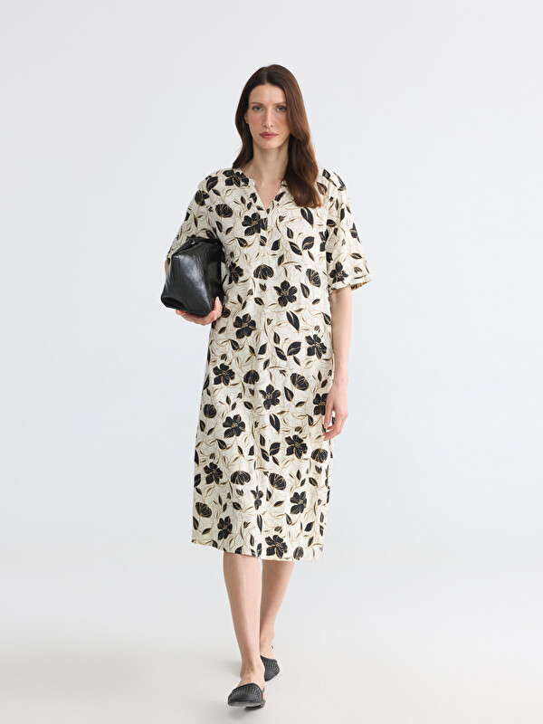 LCW Grace Rochie A din amestec de in