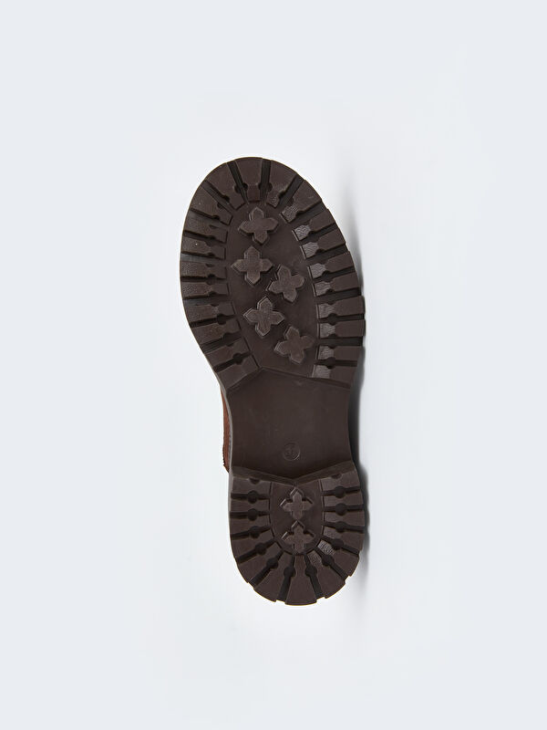 Lcw Steps Kahverengi Lcw Steps Süet Görünümlü Yanları Lastikli Kadın Bot