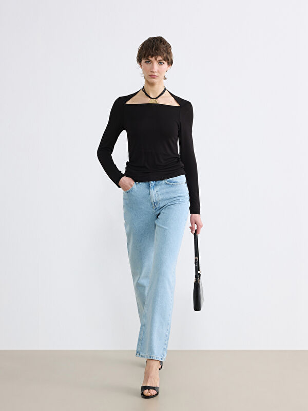 Soulife Straight Fit Kadın Jean Pantolon