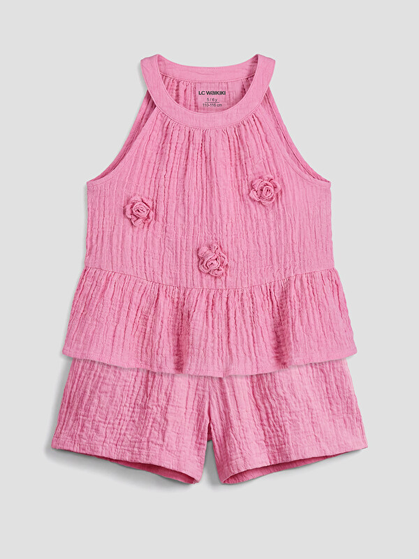 LCW Kids Set Roz Fată