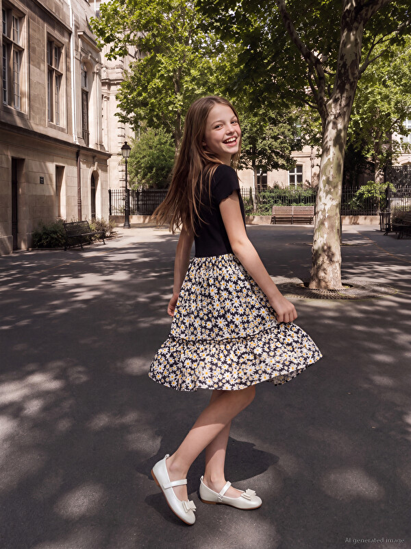 LCW Kids Floral Girls' Dress