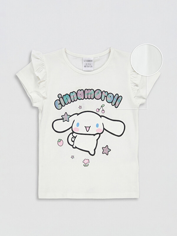 LCW Kids Mädchen Weiss T-shirt