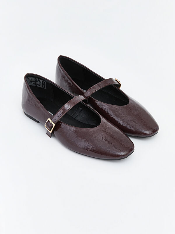 LCW STEPS Shiny Look Women's Ballet Flats