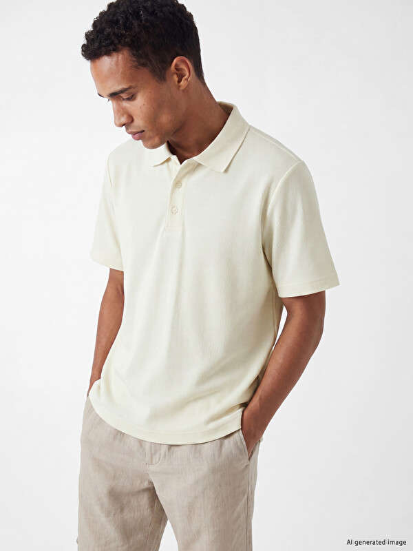 LCW Vision Standard Fit Polo Collar Pique Men's T-Shirt