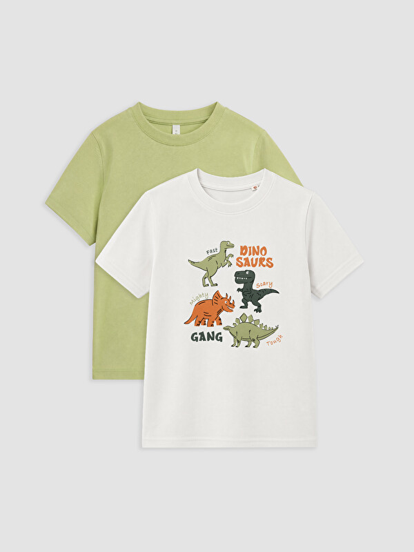 LCW Kids Boy White T-Shirt