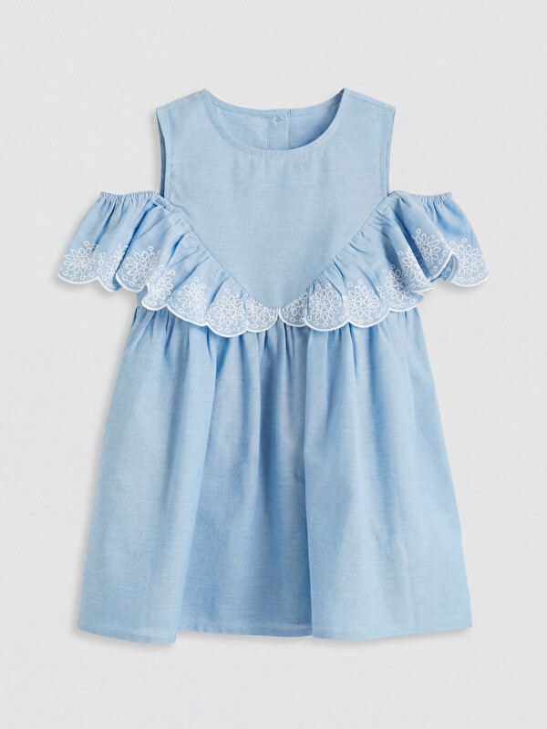 LCW Kids Mädchen Blau Kleid
