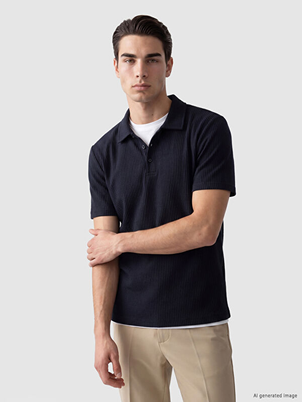 LCW Vision Polo Yaka Triko Erkek Tişört