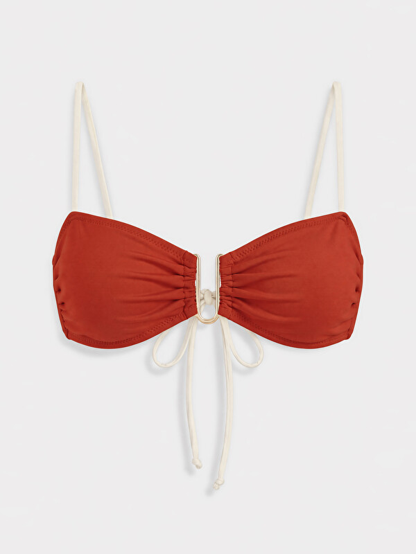 Soulife Ip Askılı Desenli Kadın Bikini Üst