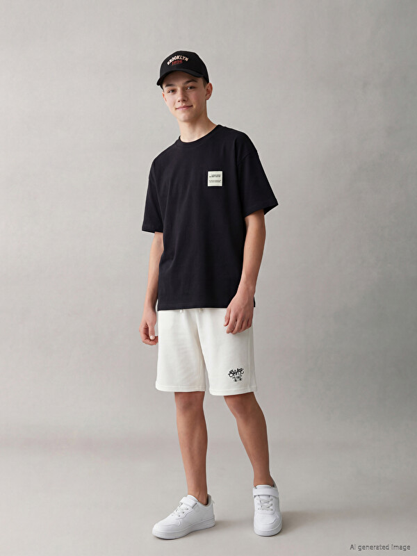 LCW Kids Regular Fit šorts sa štampom za dečake