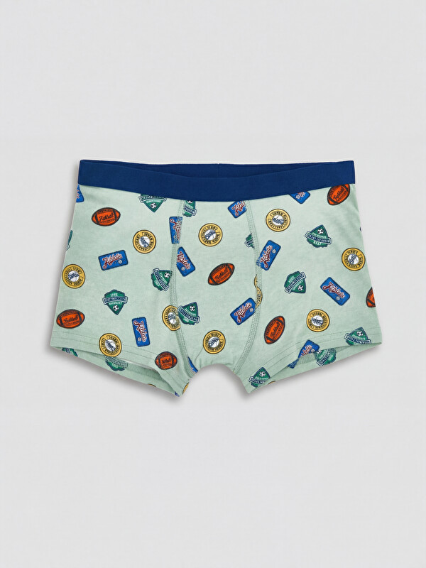 LCW Kids Baskılı Erkek Çocuk Boxer