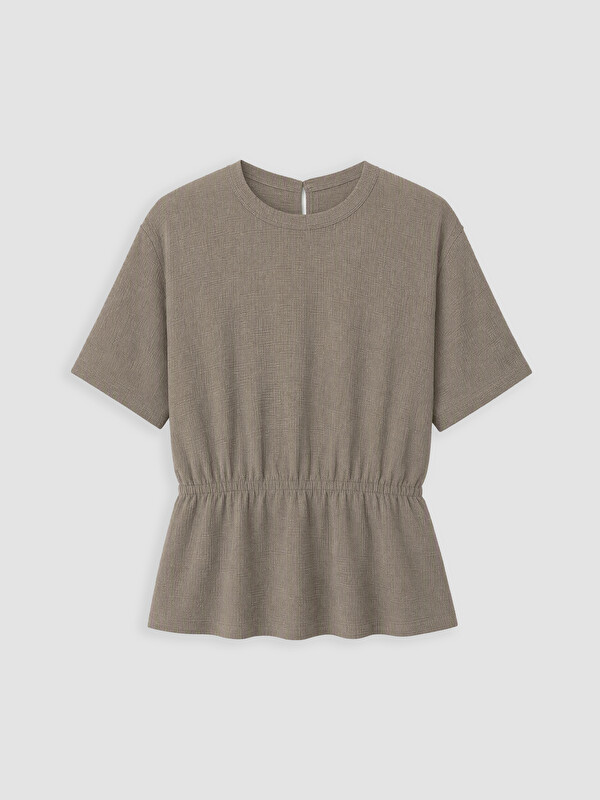 LCW Modest Woman Beige Blouse
