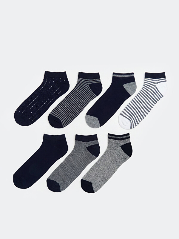 LCW ACCESSORIES Chaussettes d'entraînement à motifs pour homme Lot de 7 pièces