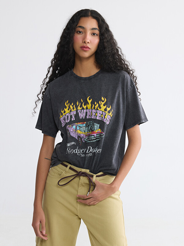 XSIDE Hot Wheels Printed 100% Cotton Women's T-Shirt
