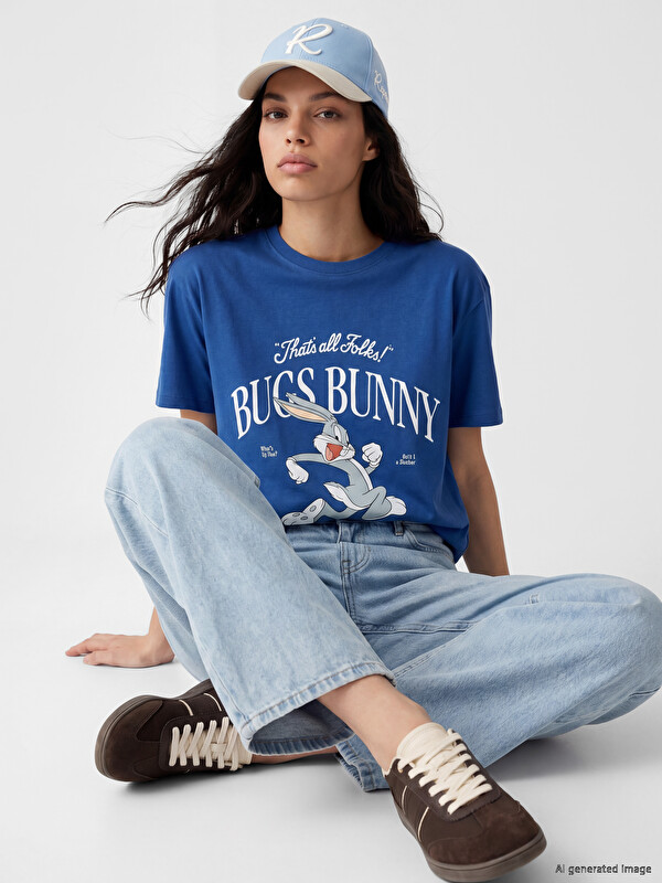 XSIDE Bugs Bunny Printed Women's T-Shirt