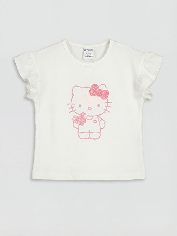 LCW Kids Hello Kitty Printed Girls' T-Shirt