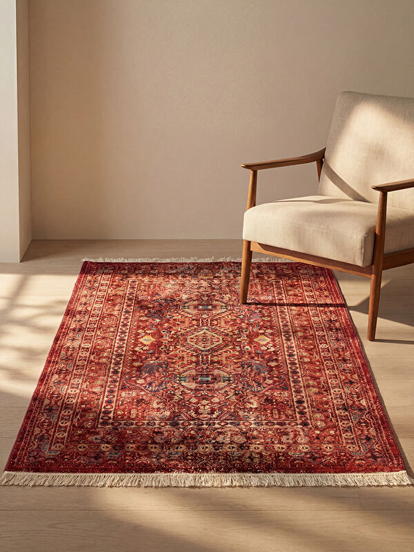 LCW HOME Etnik Desenli Püsküllü Halı 120x180 cm