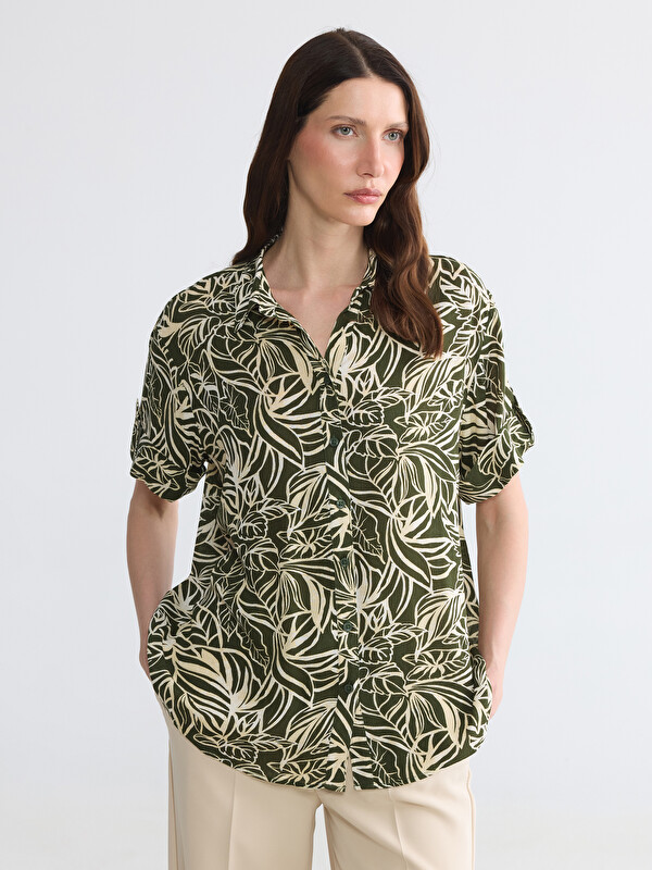 LCW Grace Patterned Women's Shirt
