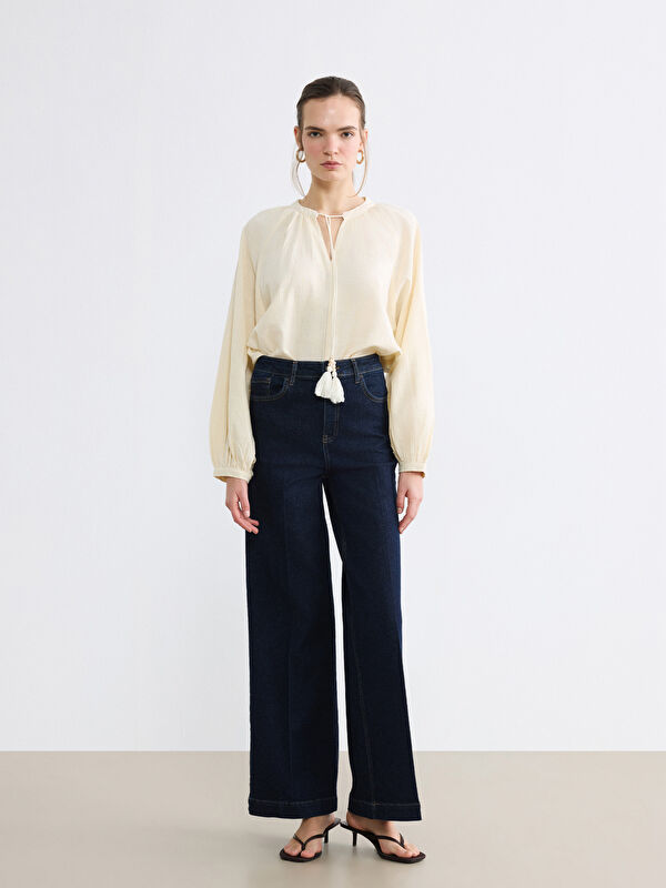 LCW Jeans Wideleg Kadın Jean Pantolon	