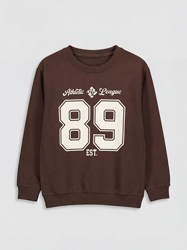 LCW Kids Crew Neck Boys' Sweatshirt