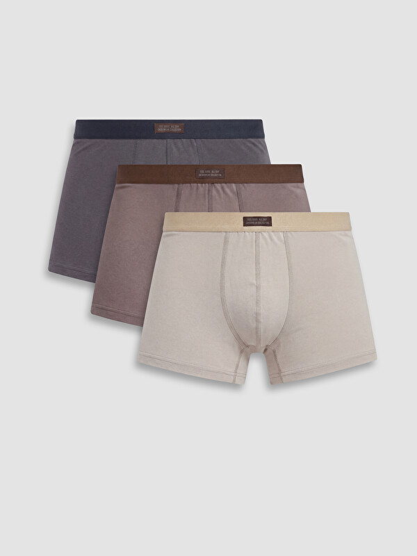 LC WAIKIKI Cotton Stretchy Men's Boxer 3-Pack