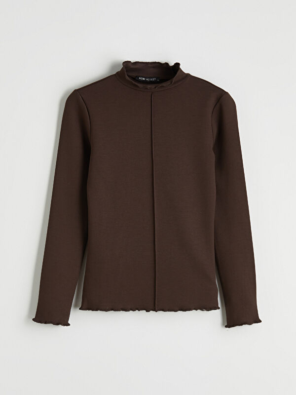 LCW Modest Dik Yaka Kadın Body
