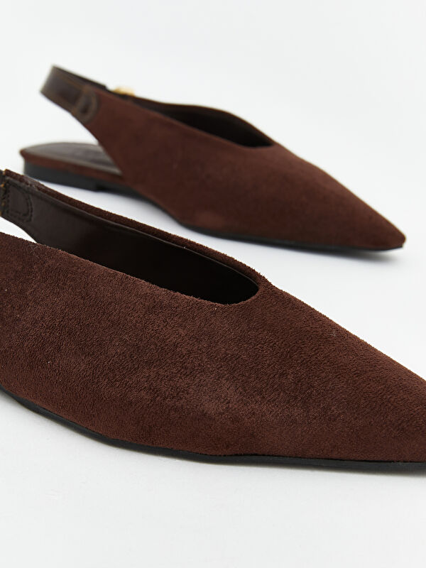 Lcw Steps Kahverengi Lcw Steps Sivri Burun Kadın Topuklu Ayakkabı