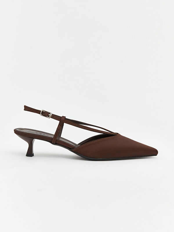 Lcw Steps Kahverengi Lcw Steps Sivri Burun Kadın Topuklu Ayakkabı