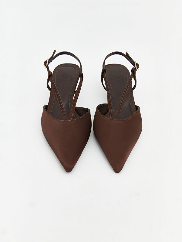 Lcw Steps Kahverengi Lcw Steps Sivri Burun Kadın Topuklu Ayakkabı