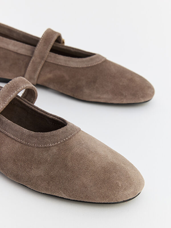 Lcw Steps Bej Lcw Steps Süet Kadın Babet