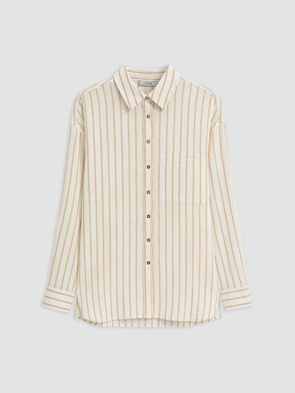 XSIDE Woman Beige Shirt