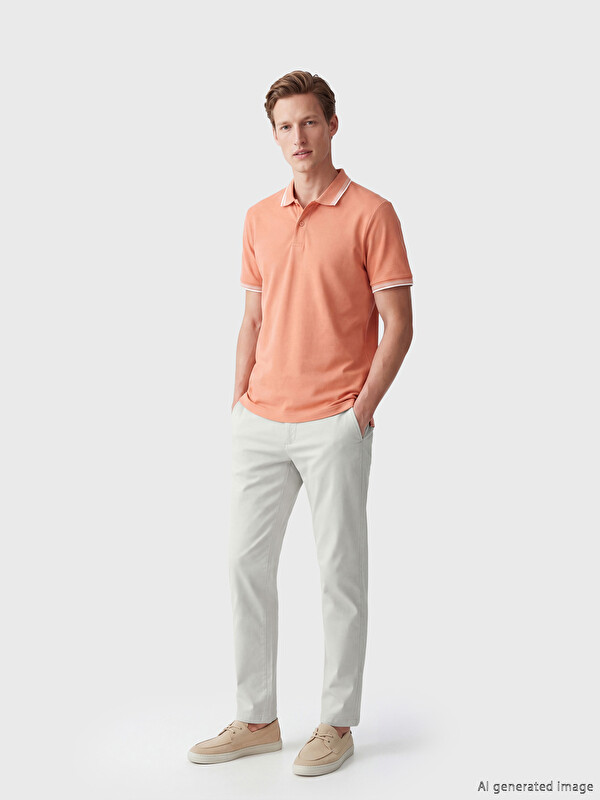 SOUTHBLUE Regular Fit Gabardine Men's Trousers
