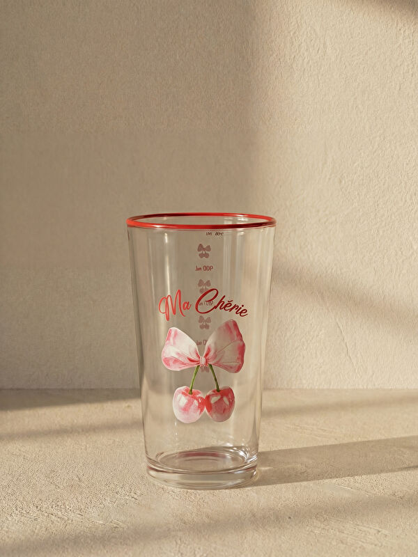 LCW HOME Fiyonk Baskılı Cam Su Bardağı 570 ml