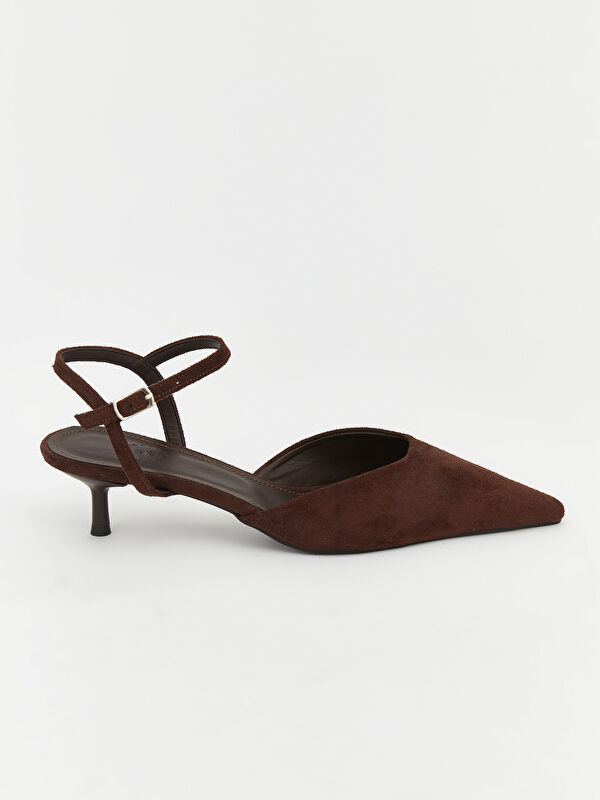 Lcw Steps Kahverengi Lcw Steps Sivri Burun Kadın Topuklu Ayakkabı