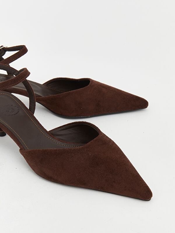 Lcw Steps Kahverengi Lcw Steps Sivri Burun Kadın Topuklu Ayakkabı