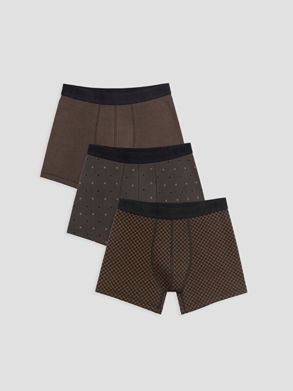 LC WAIKIKI Pamuklu Erkek Boxer 3'lü