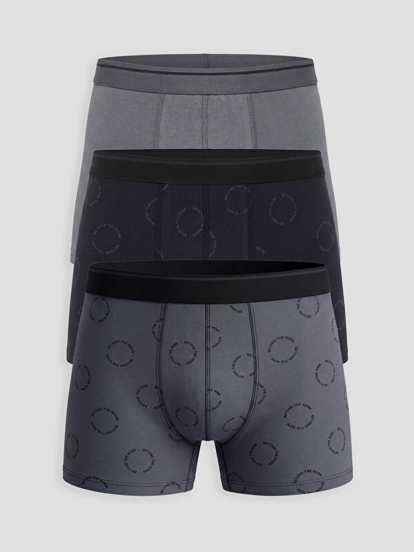LC WAIKIKI Regular Fit Erkek Boxer 3'lü