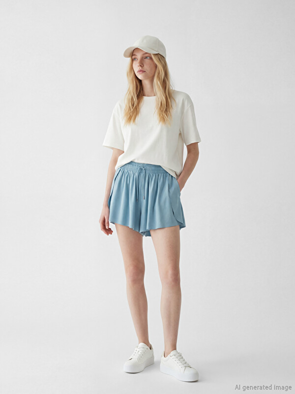 XSIDE Elastic Waist Women's Shorts