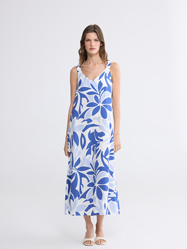 LCW EVERYDAY Woman Blue Dress