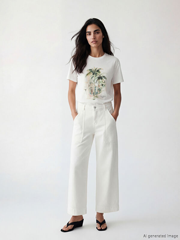 LCW Jeans Wideleg Kadın Jean Pantolon