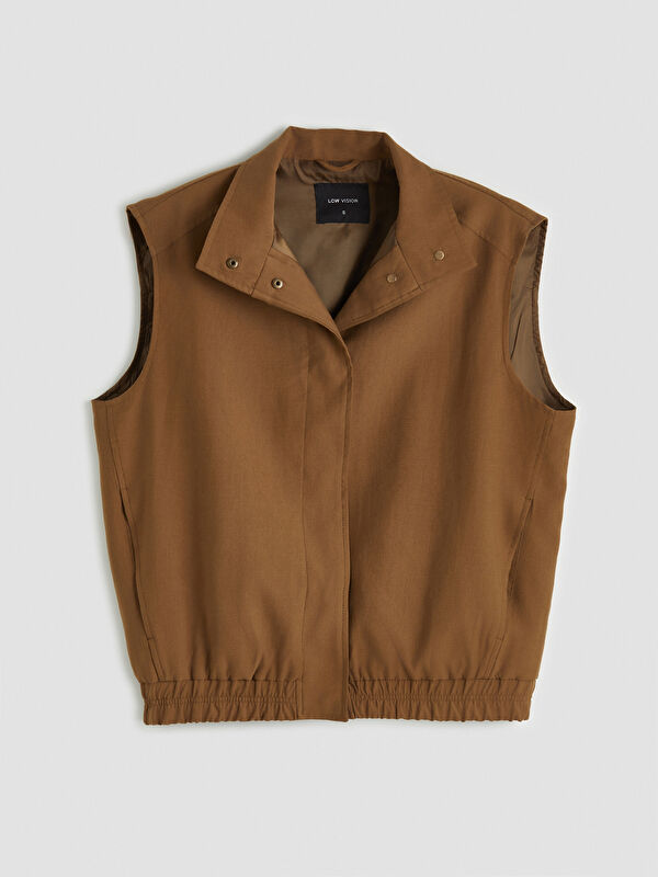 LCW Vision Dik Yaka Oversize Kadın Yelek
