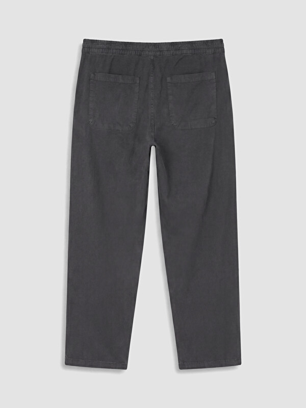 XSIDE Antrasit Rahat Kalıp Gabardin Erkek Pantolon - S6NI29Z8-R34