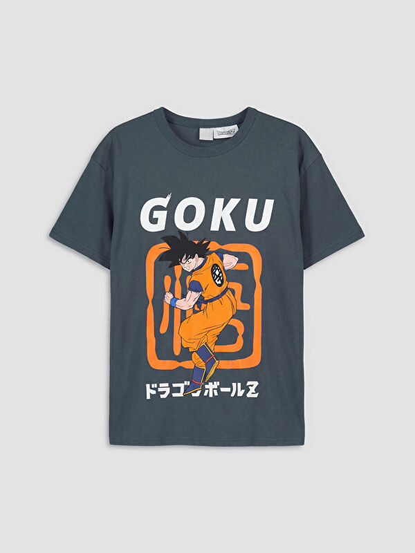 LCW Kids Dragon Ball Baskılı Erkek Çocuk Tişört