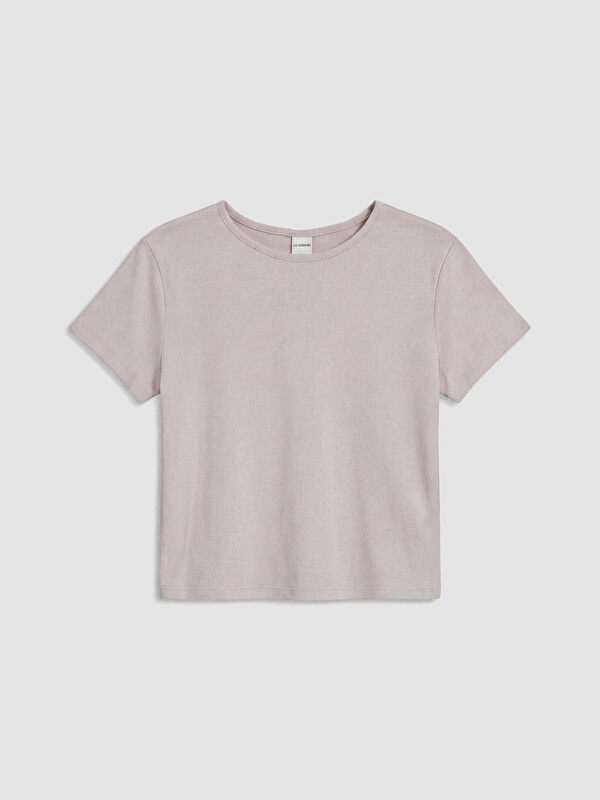 LC WAIKIKI Girl Ecru T-Shirt