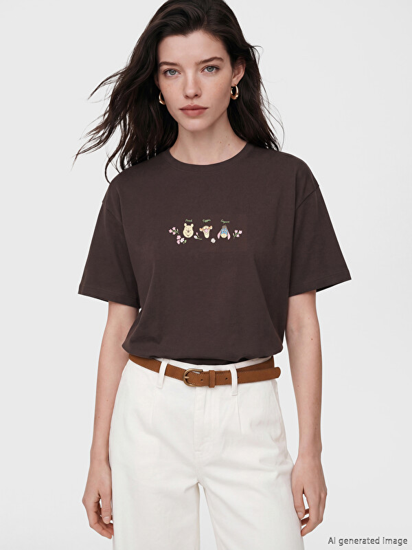 LCW Comfort Woman Brown T-Shirt