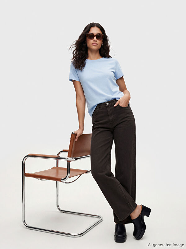 LCW Jeans Wideleg Kadın Jean Pantolon