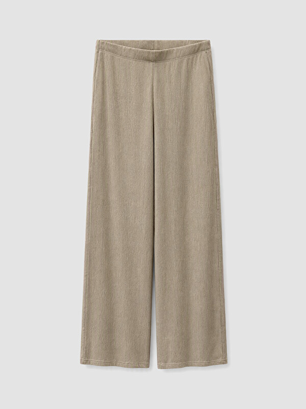 LCW Modest Elastic Waist Textured Women's Pants