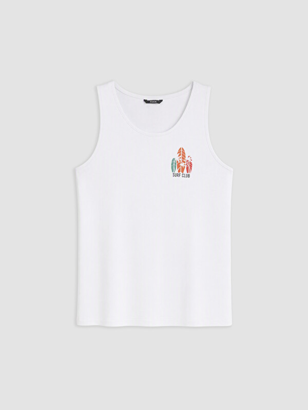 LCW SWIMWEAR Man White Tank Top